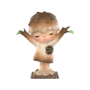 POP MART-HIRONO Reshape Series Figures - Woodcarving