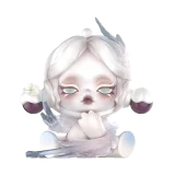 POP MART-SKULLPANDA The Ink Plum Blossom Series Figures - The Snow