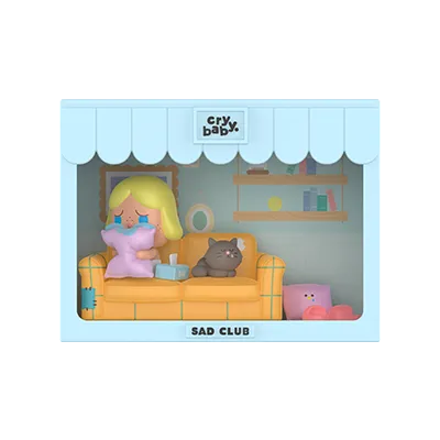 POP NOW:CRYBABY Sad Club Series Scene Sets - POP MART