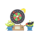 POP MART-Pixar Alien Party Games Series Scene Sets - Dart Tour