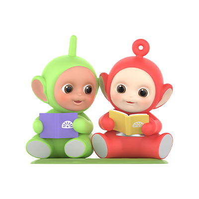 Dipsy & Po，Happy Reading Together