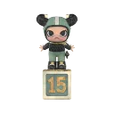 POP MART-MOLLY Anniversary Statues Classical Retro 2 Series Figures - Tong Niu Fei Tian (Golden Ver.)