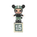 POP MART-MOLLY Anniversary Statues Classical Retro 2 Series Figures - Tong Niu Fei Tian (Silver Ver.)