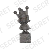 POP MART-FLASH SALE - MOLLY Anniversary Statues Classical Retro 2 Series Figures - MC MOLLY (Black Stone) (Secret)