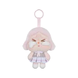 POP MART-CRYBABY – Colección “Concierto al Atardecer” Cajas Misteriosas de Colgantes de Peluche - Rosa Gris