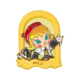 POP MART-MOLLY Anniversary Statues Classical Retro 2 Series-Fridge Magnet Blind Box - You Are Not Alone Rebirth 2006 (Special Ver.)