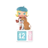 POP MART-MOLLY Anniversary Statues Classical Retro Series Figures - With You for 12 Years (Special ver. )