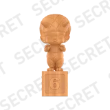 POP MART-MOLLY Anniversary Statues Classical Retro Series Figures - Dino MOLLY (Wooden ver.) 