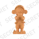 POP MART-MOLLY Anniversary Statues Classical Retro Series Figures - Twinkle Twinkle Little Star (Wooden ver.) 